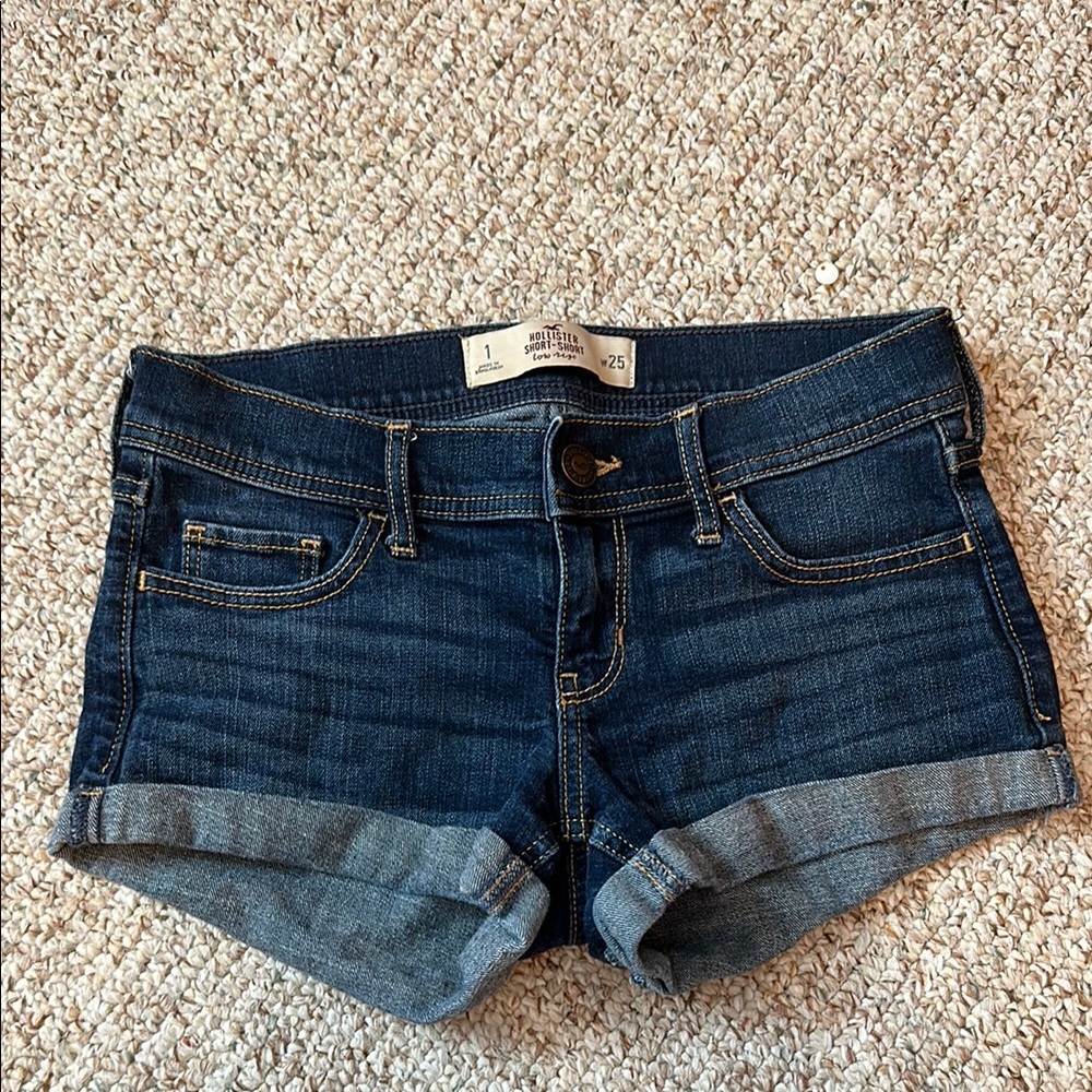 Low rise Hollister Jean Shorts